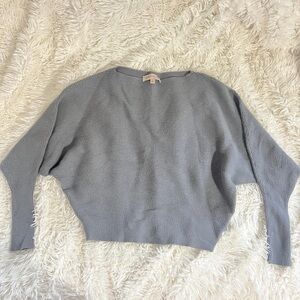Philosophy Heather Gray Crew Neck Sweater